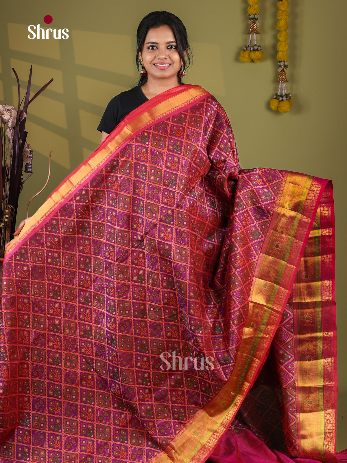 Semi Patola Saree - EJ09277
