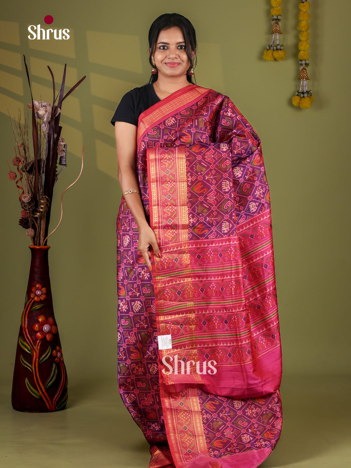 Semi Patola Saree - EJ09276