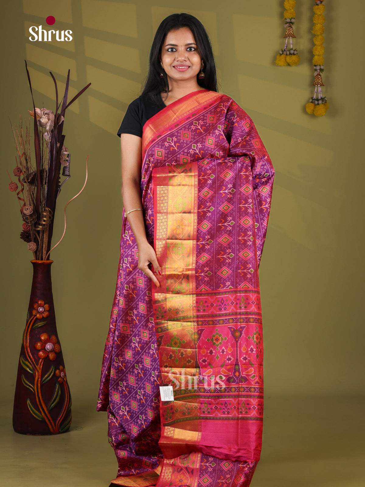 Semi Patola Saree - EJ09279