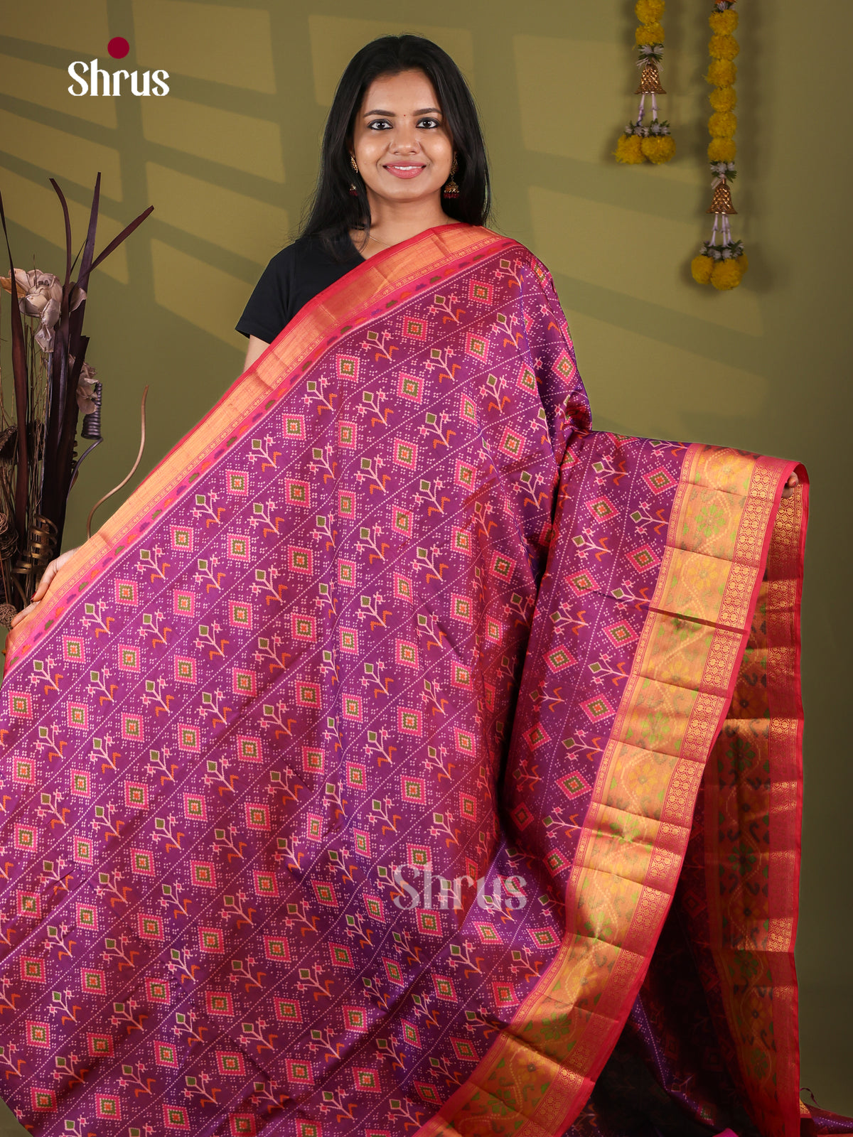 Semi Patola Saree - EJ09279