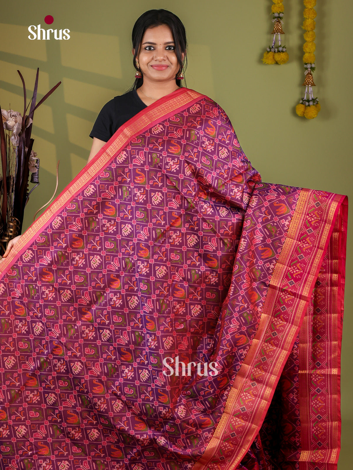 Semi Patola Saree - EJ09276