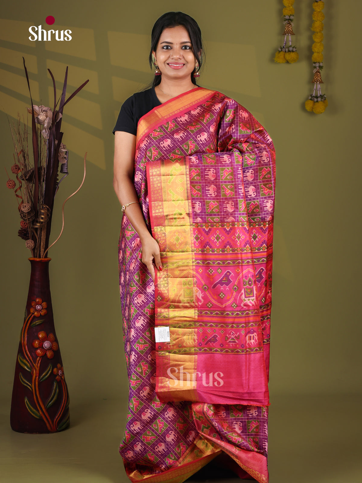 Semi Patola Saree - EJ09281