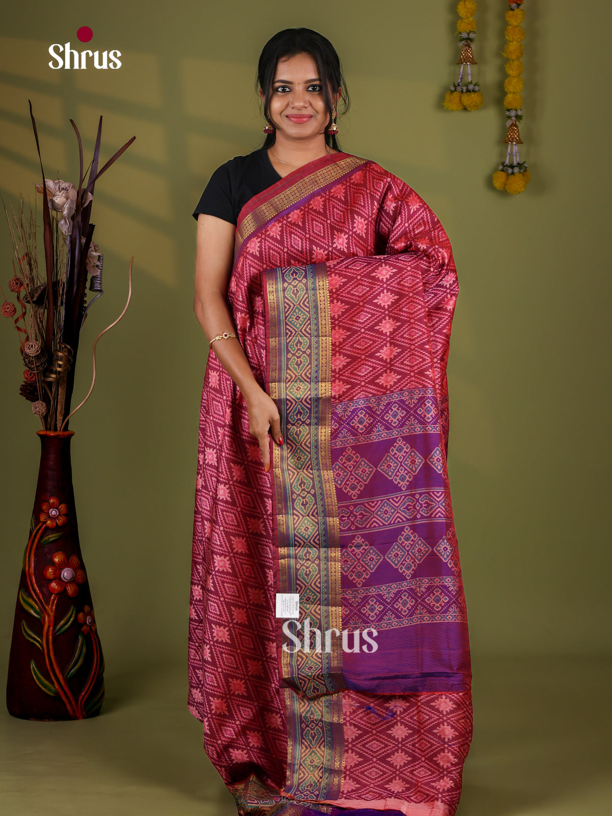 Semi Patola Saree - EJ09286