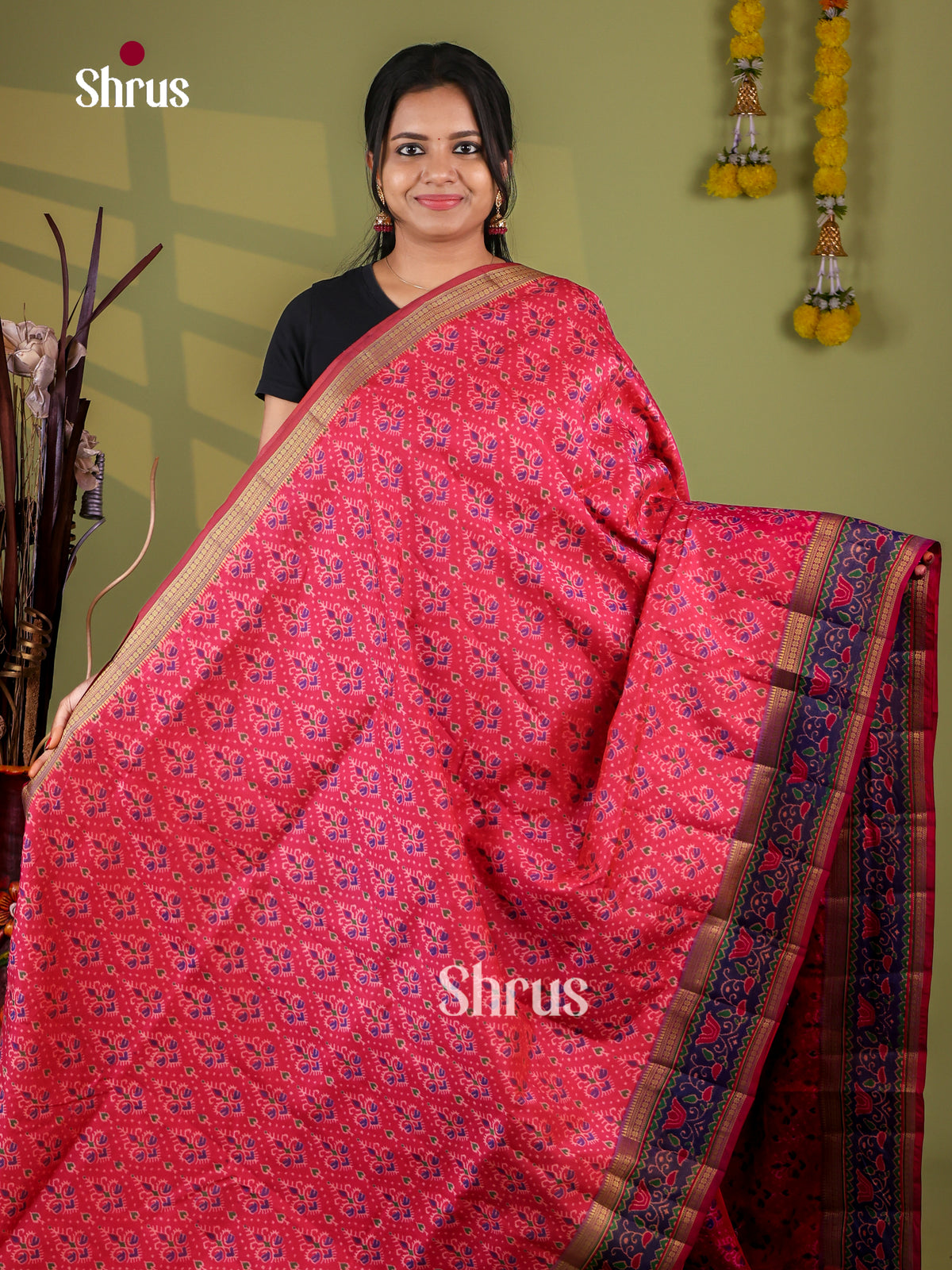 Semi Patola Saree - EJ09289