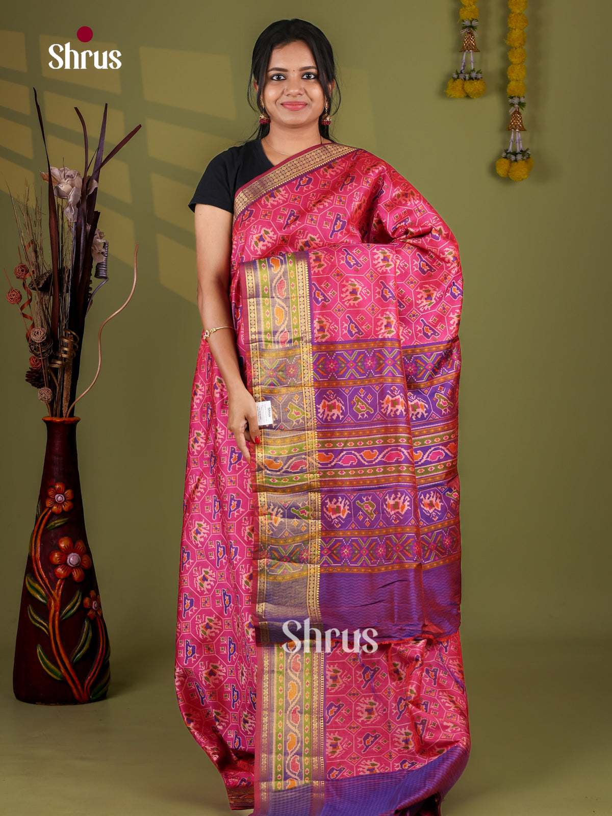 Semi Patola Saree - EJ09291