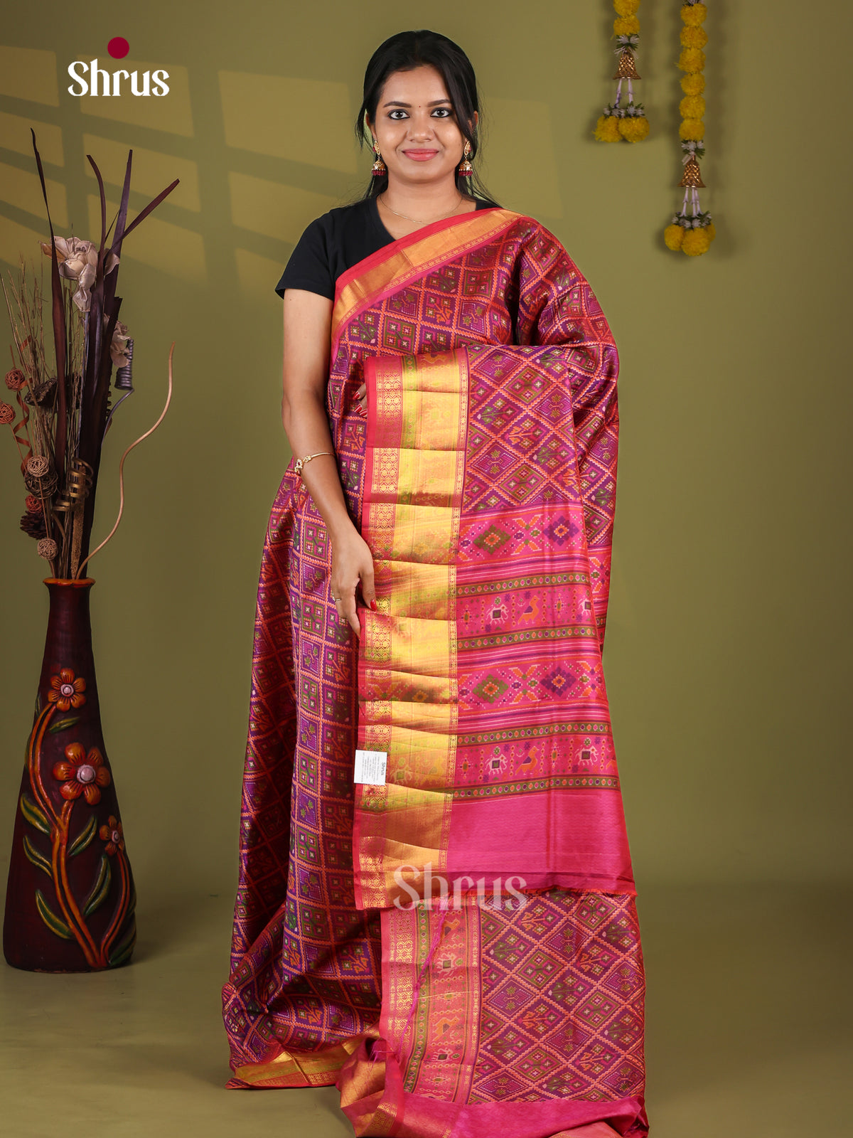 Semi Patola Saree - EJ09292