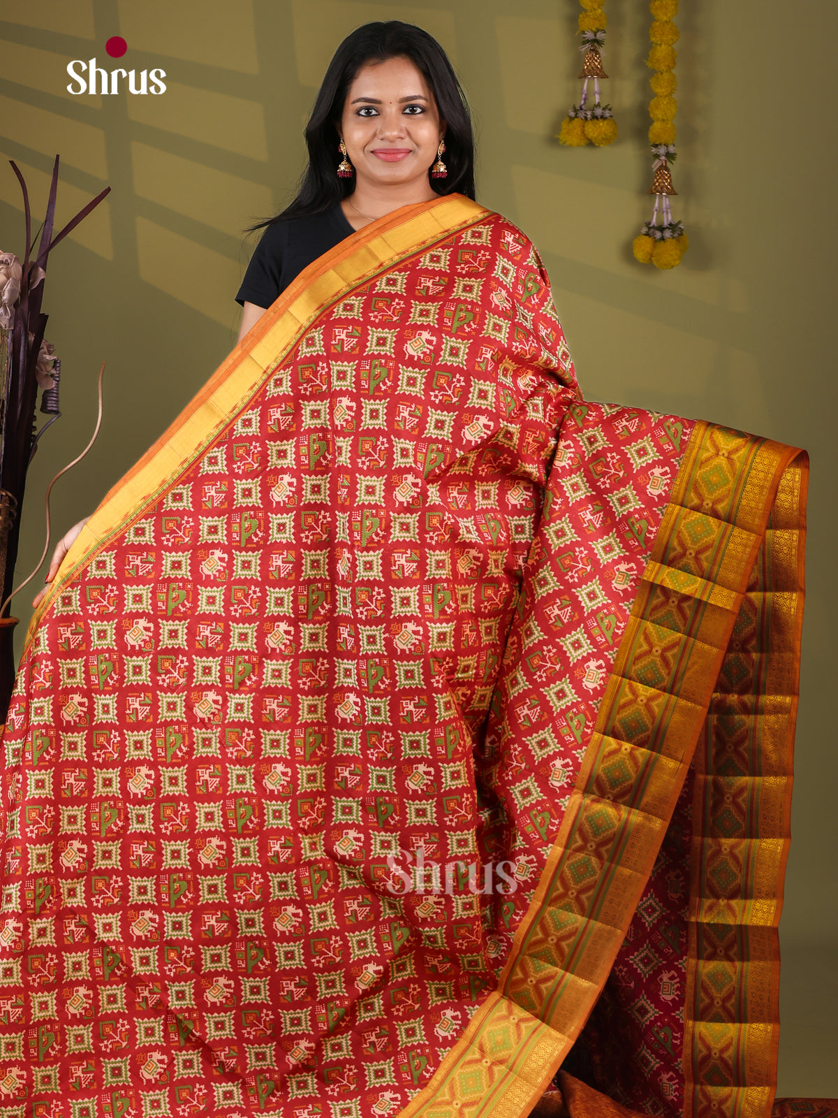 Semi Patola Saree - EJ09297