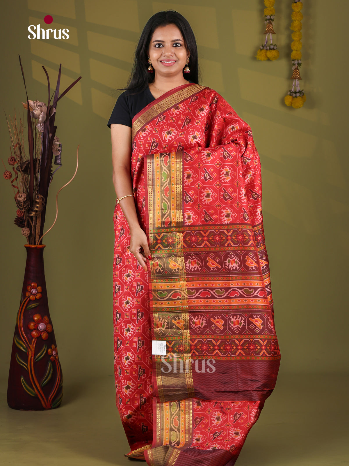 Semi Patola Saree - EJ09298