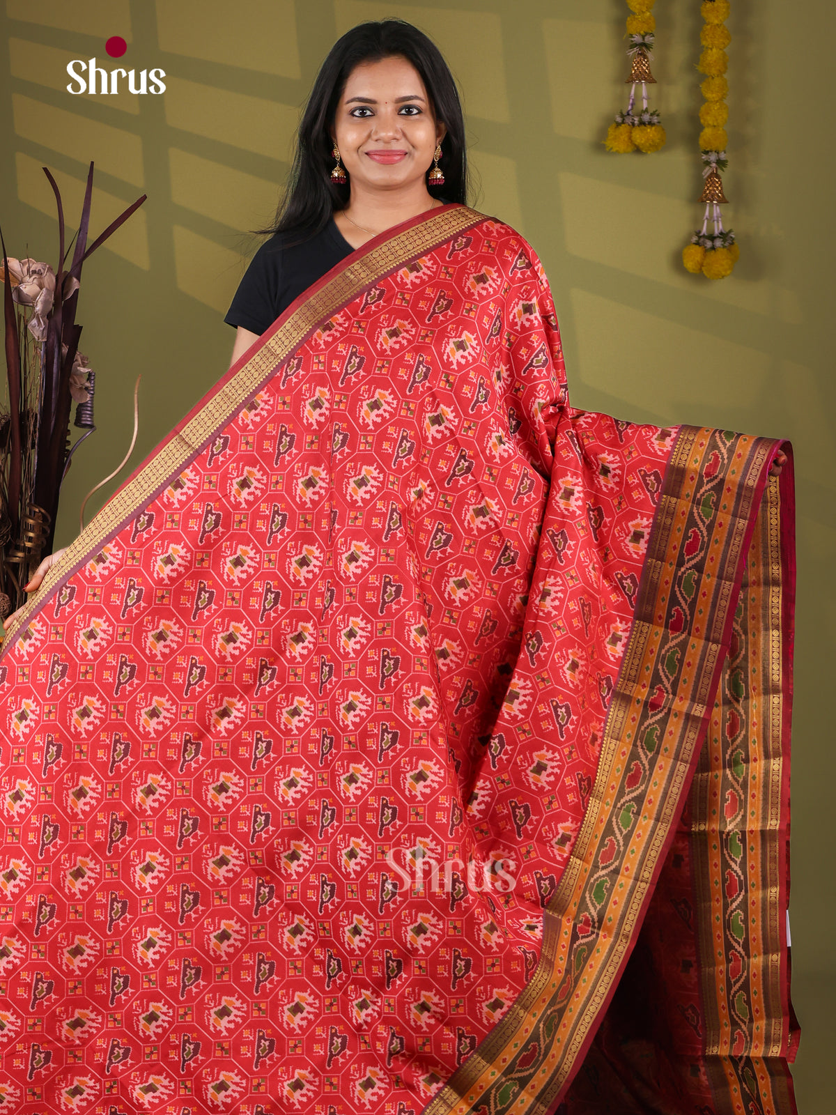 Semi Patola Saree - EJ09298