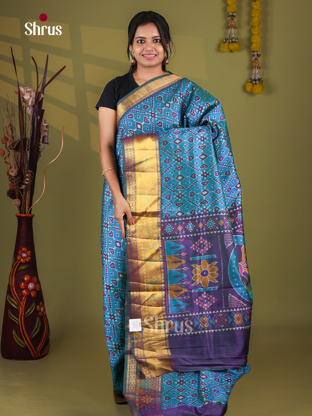 Semi Patola Saree - EJ09305