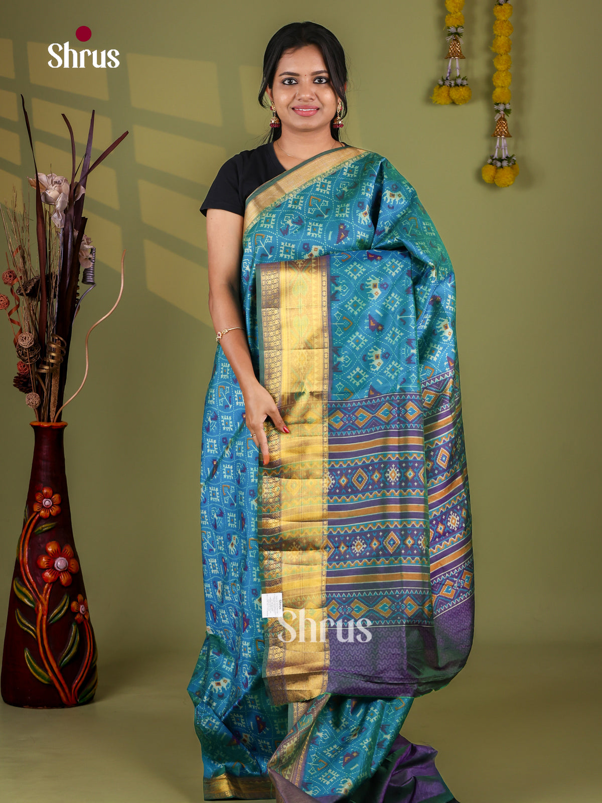 Semi Patola Saree - EJ09308