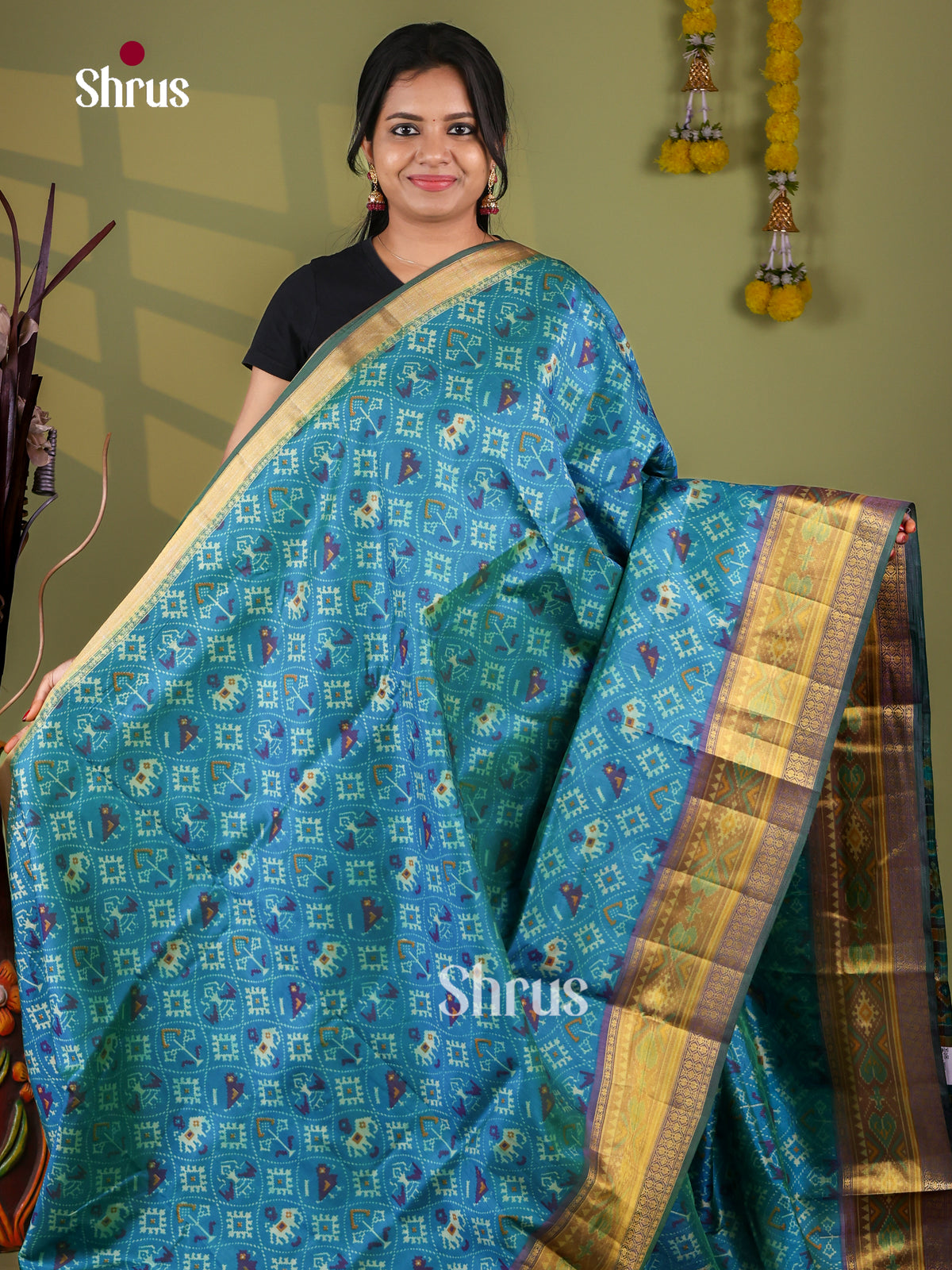 Semi Patola Saree - EJ09308