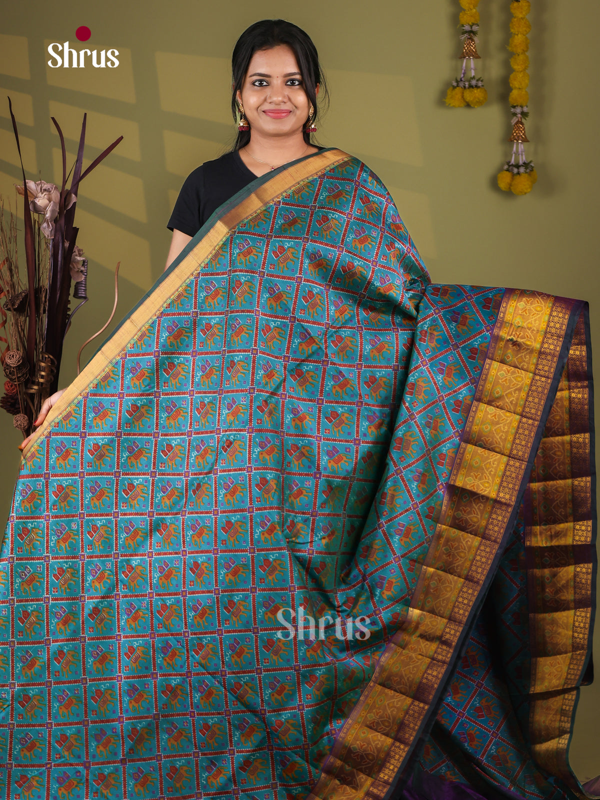 Semi Patola Saree - EJ09309