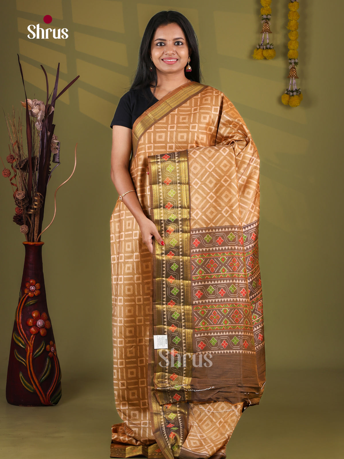 Semi Patola Saree - EJ09319