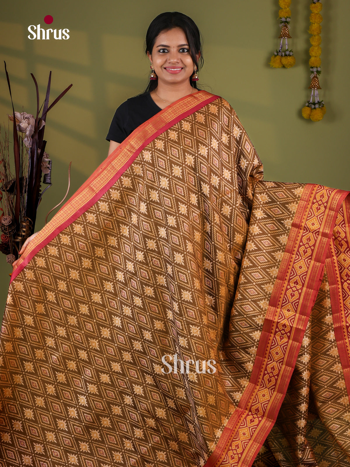 Semi Patola Saree - EJ09328