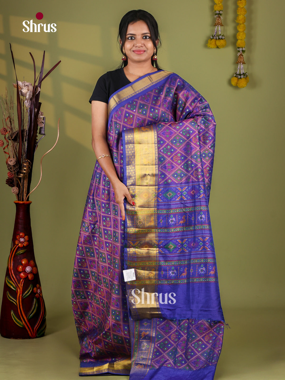 Semi Patola Saree - EJ09345