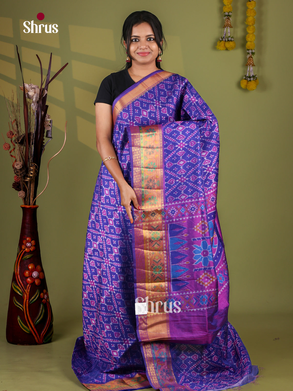 Semi Patola Saree - EJ09347