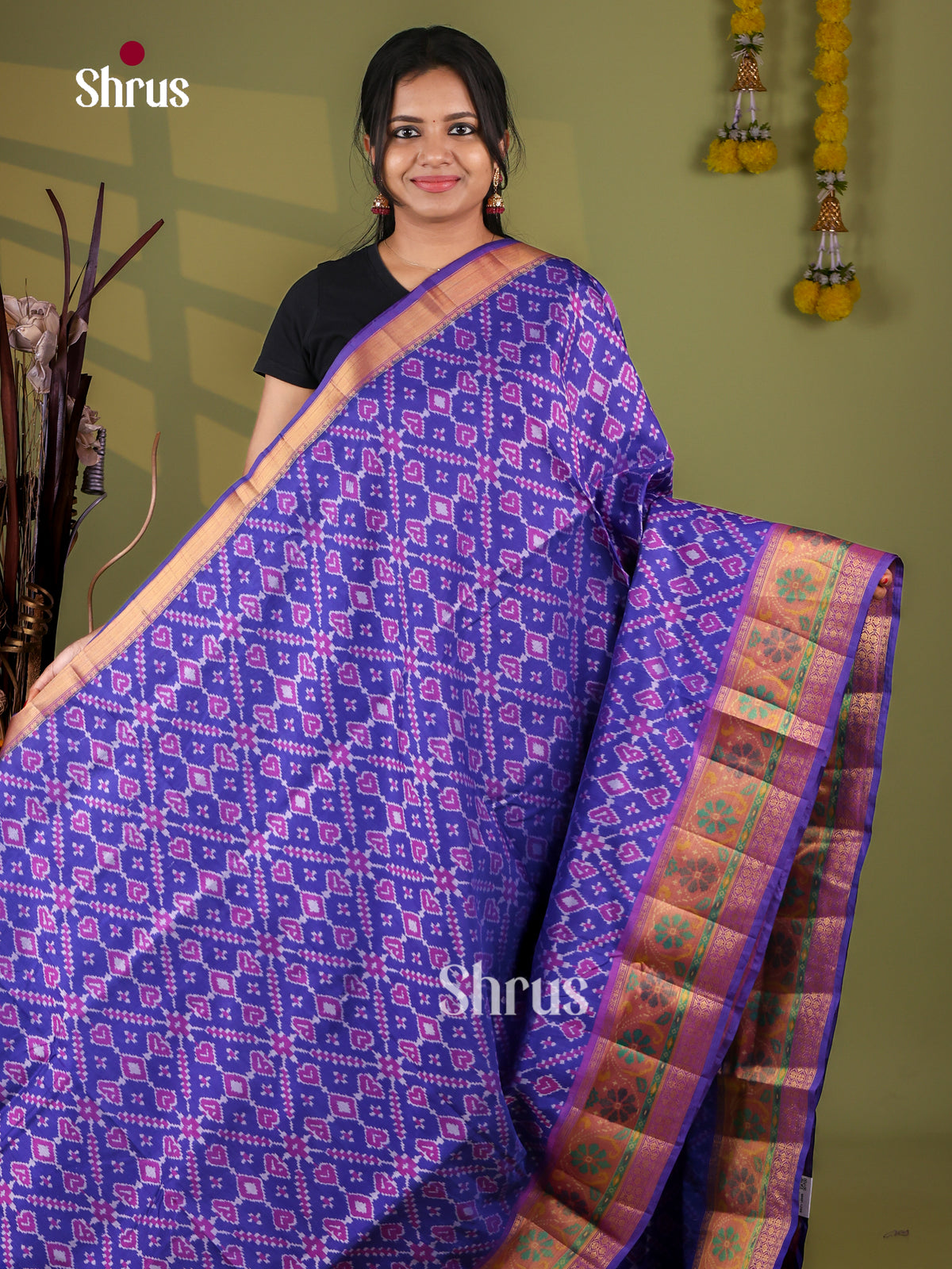 Semi Patola Saree - EJ09347
