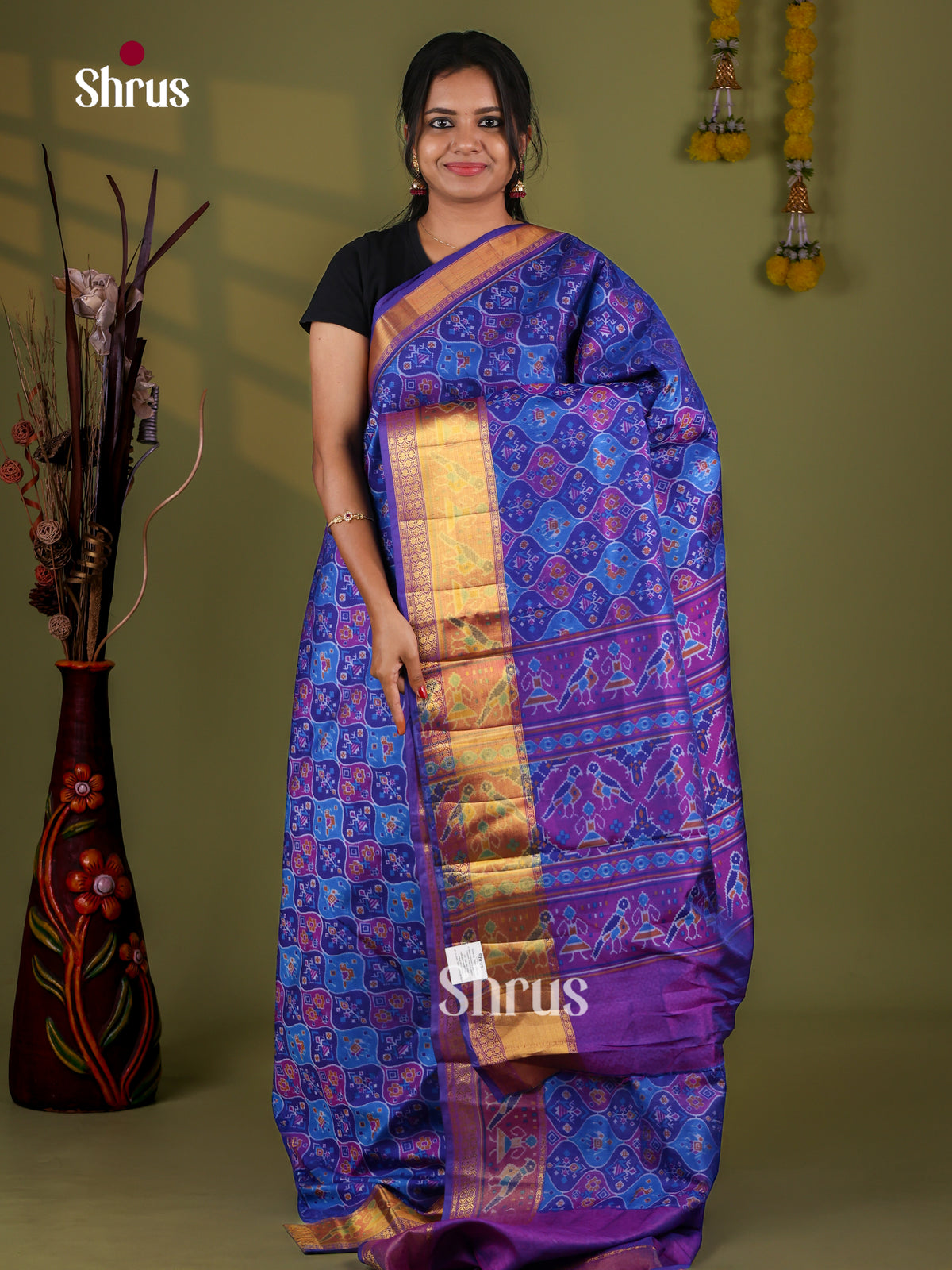 Semi Patola Saree - EJ09348