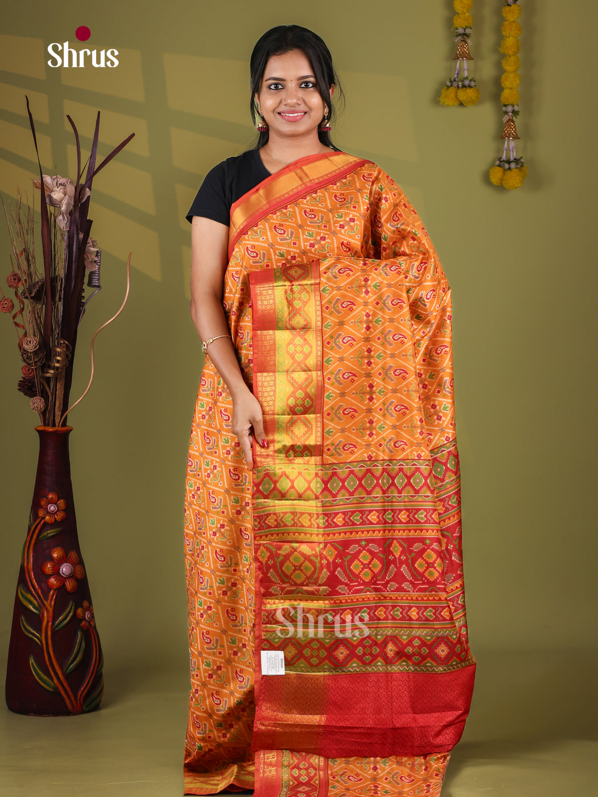 Semi Patola Saree - EJ09363
