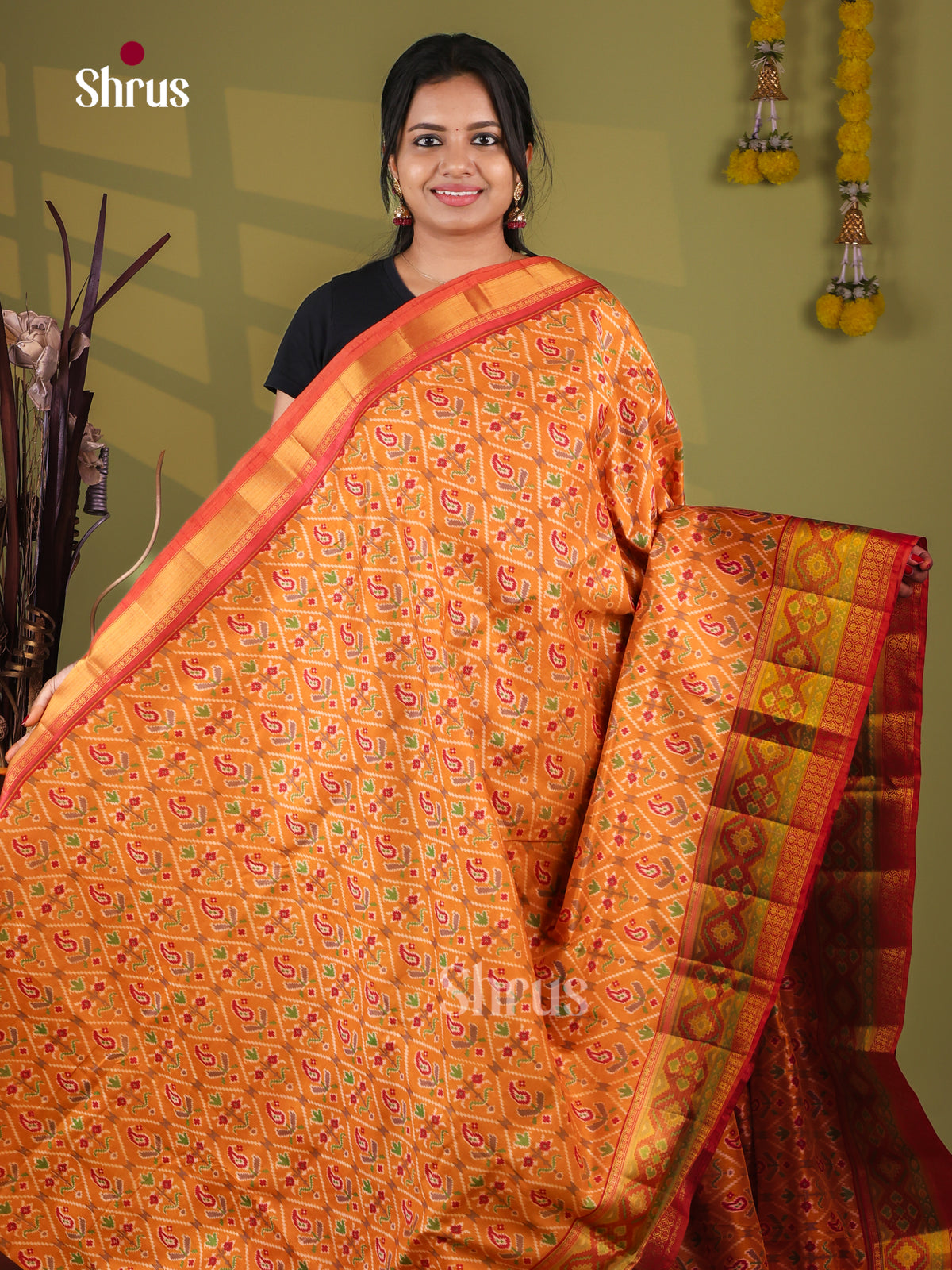 Semi Patola Saree - EJ09363