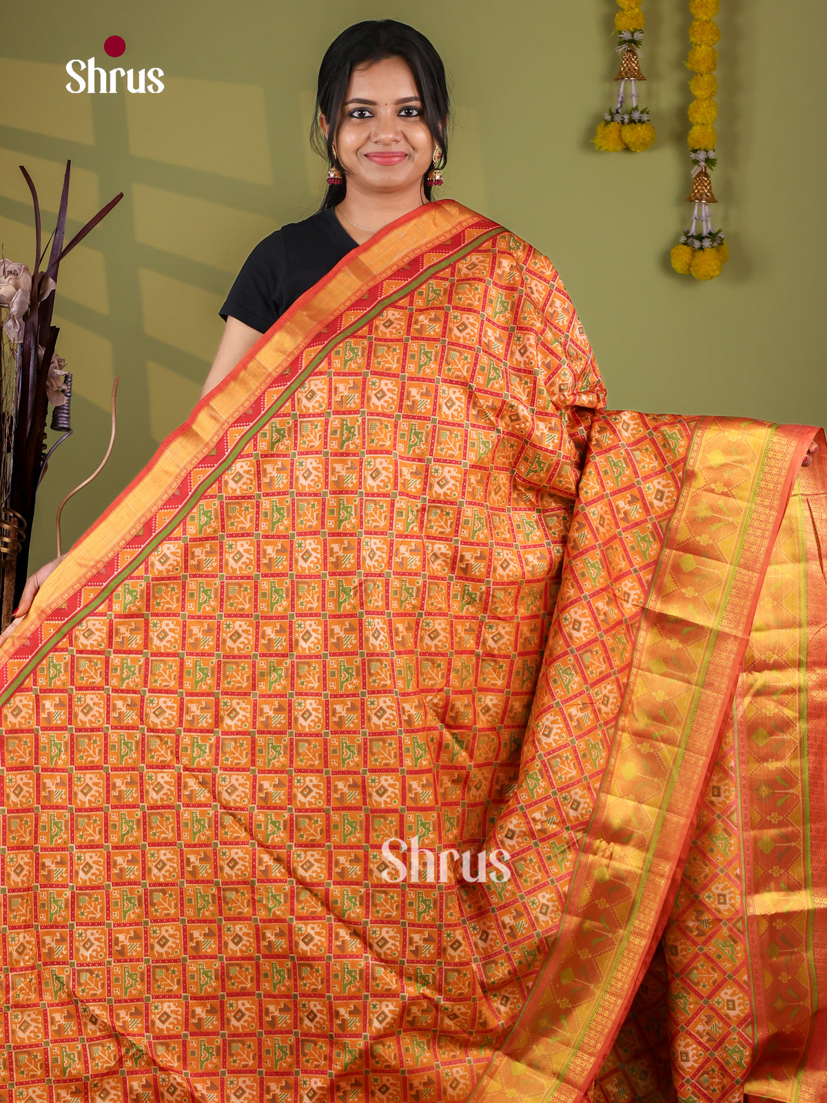 Semi Patola Saree - EJ09364