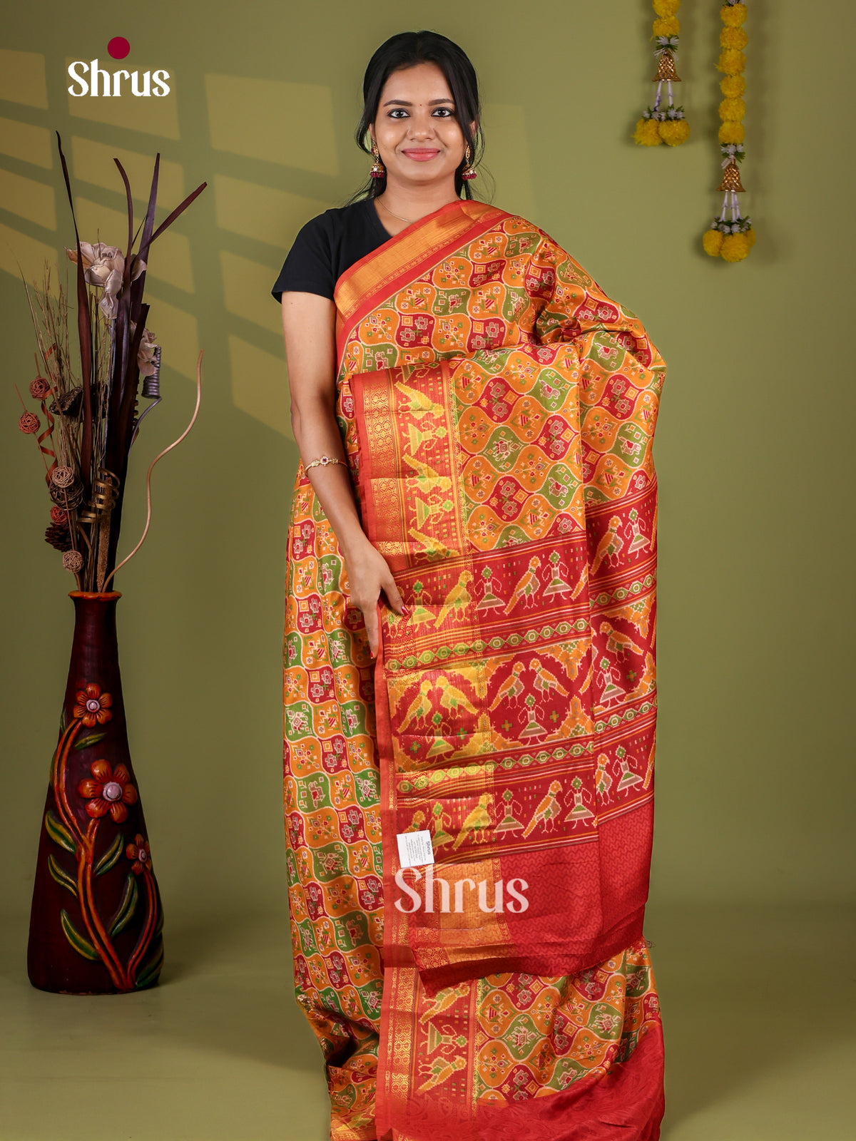 Semi Patola Saree - EJ09366