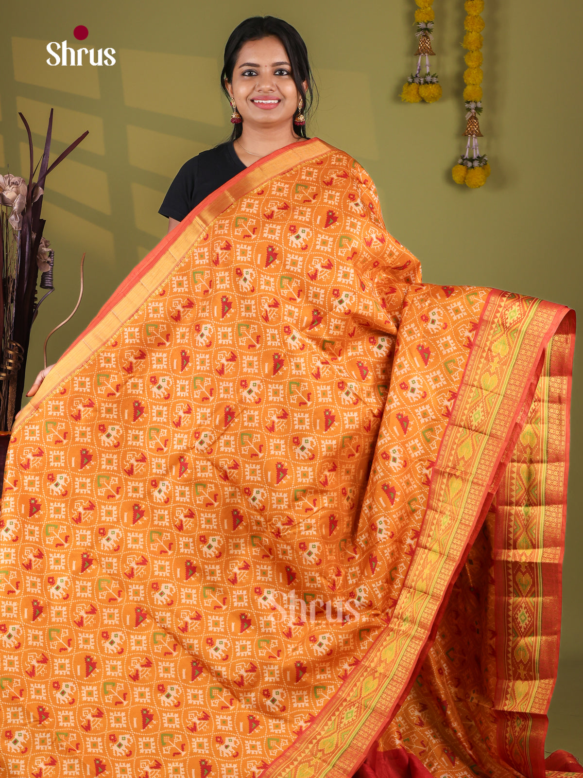 Semi Patola Saree - EJ09367