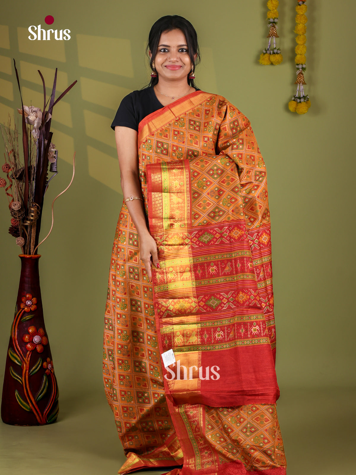 Semi Patola Saree - EJ09368
