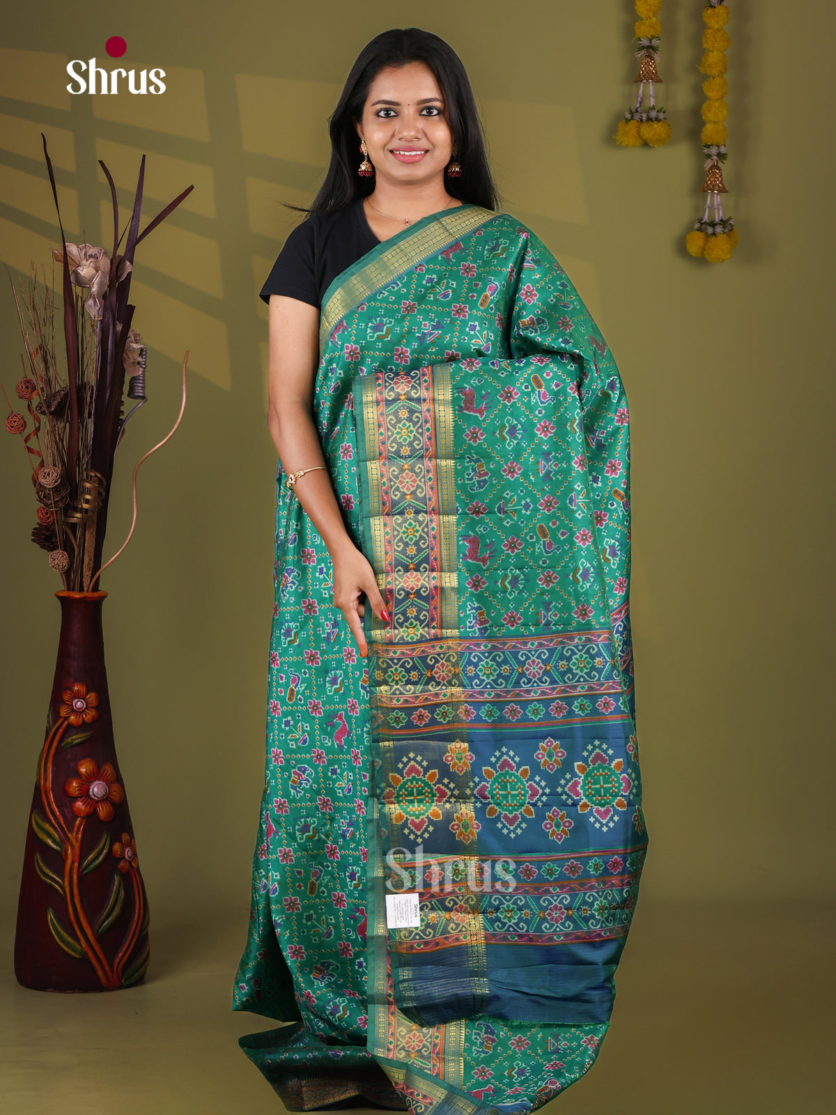 Semi Patola Saree - EJ09378