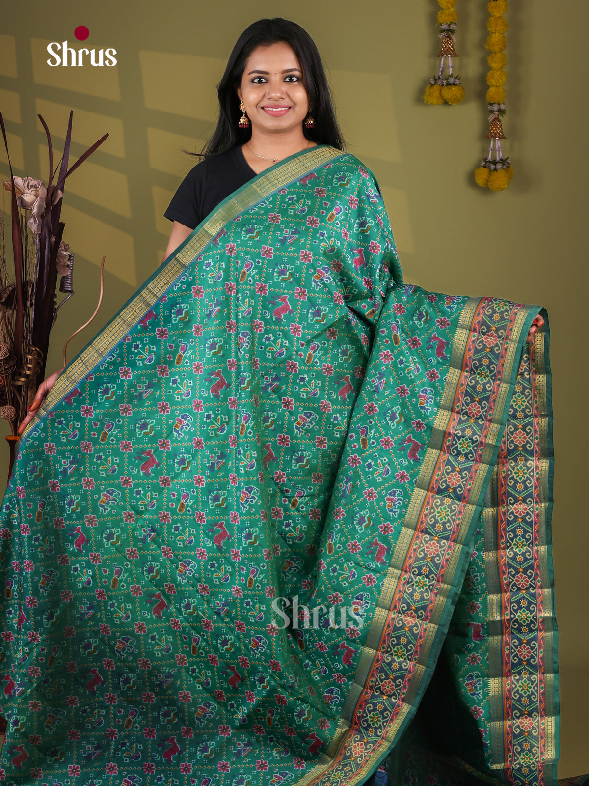 Semi Patola Saree - EJ09378