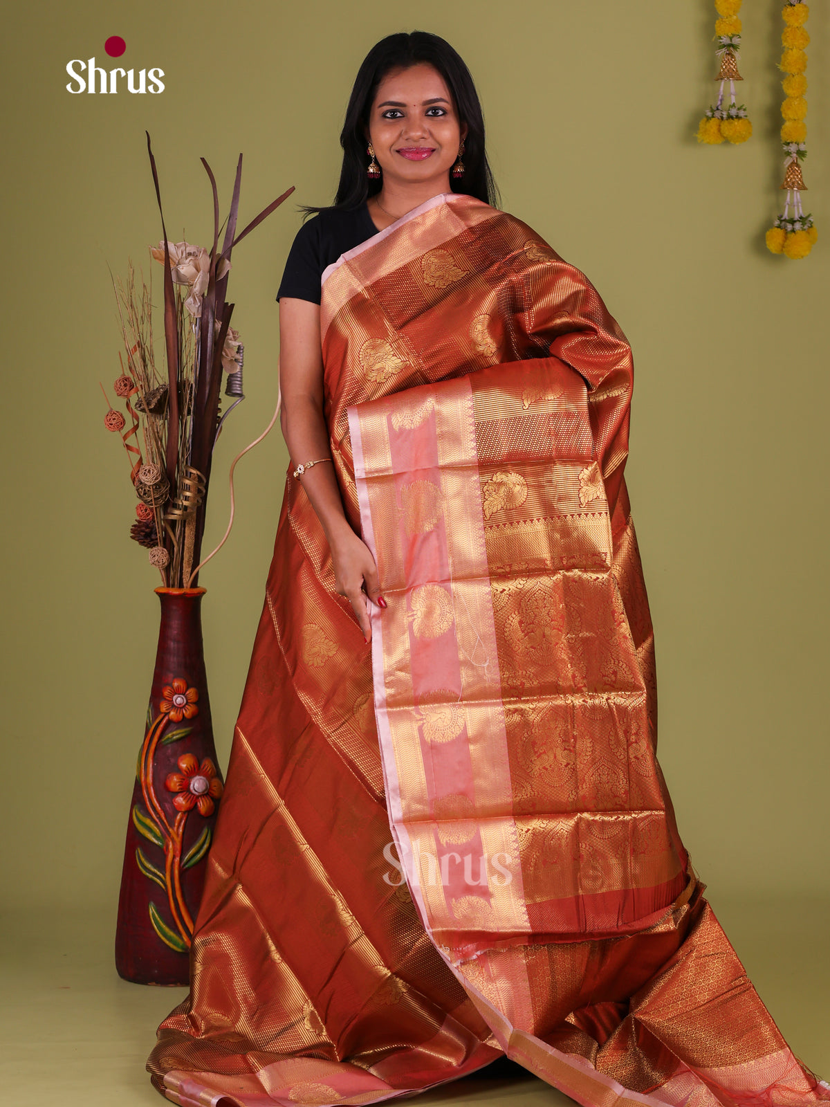 Semi Kanchipuram Saree - EJ09423