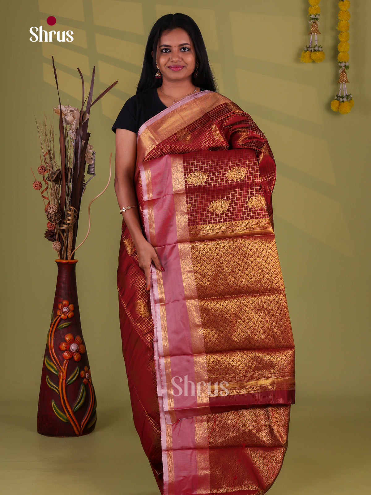 Semi Kanchipuram Saree - EJ09424