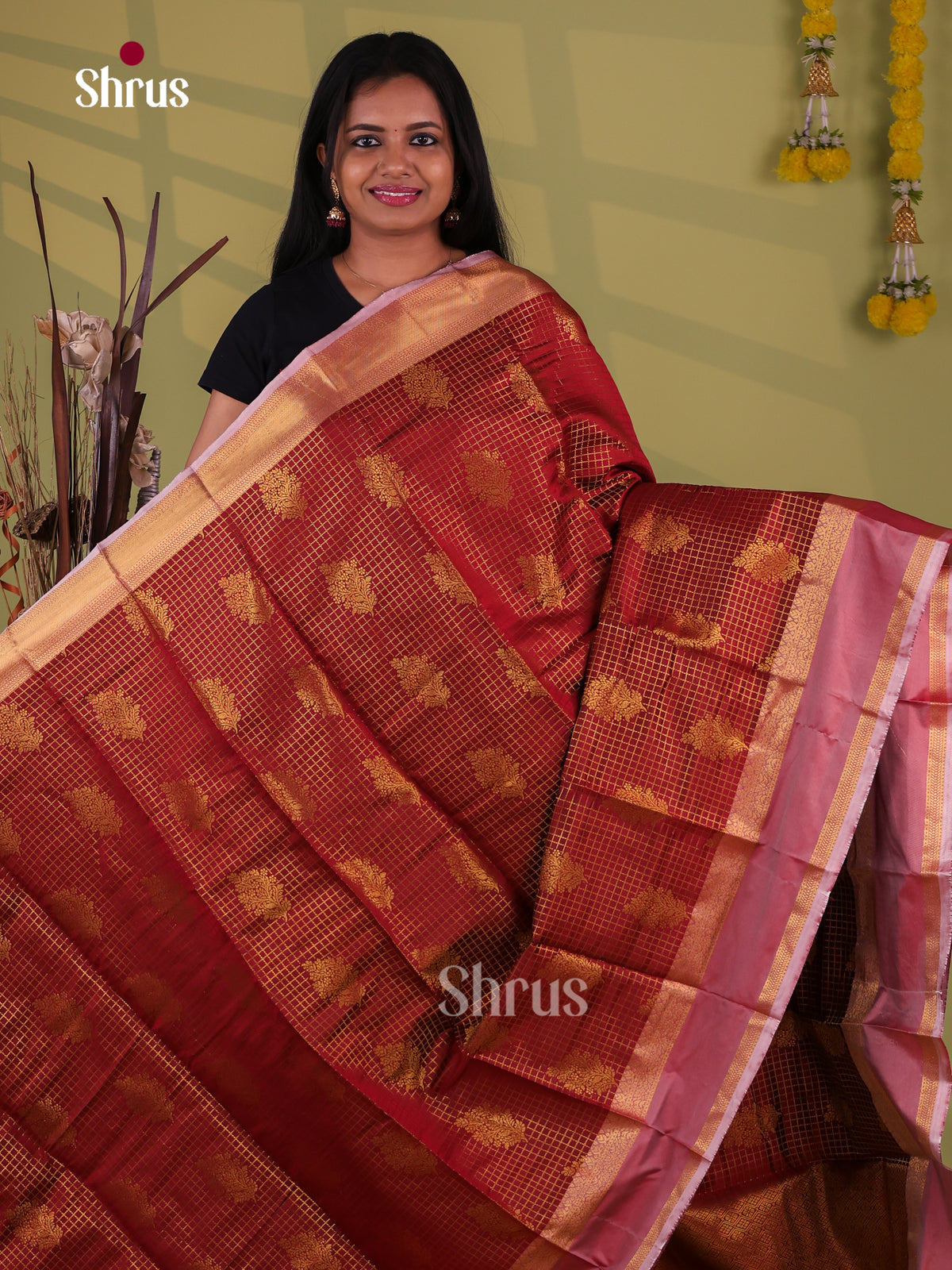 Semi Kanchipuram Saree - EJ09424