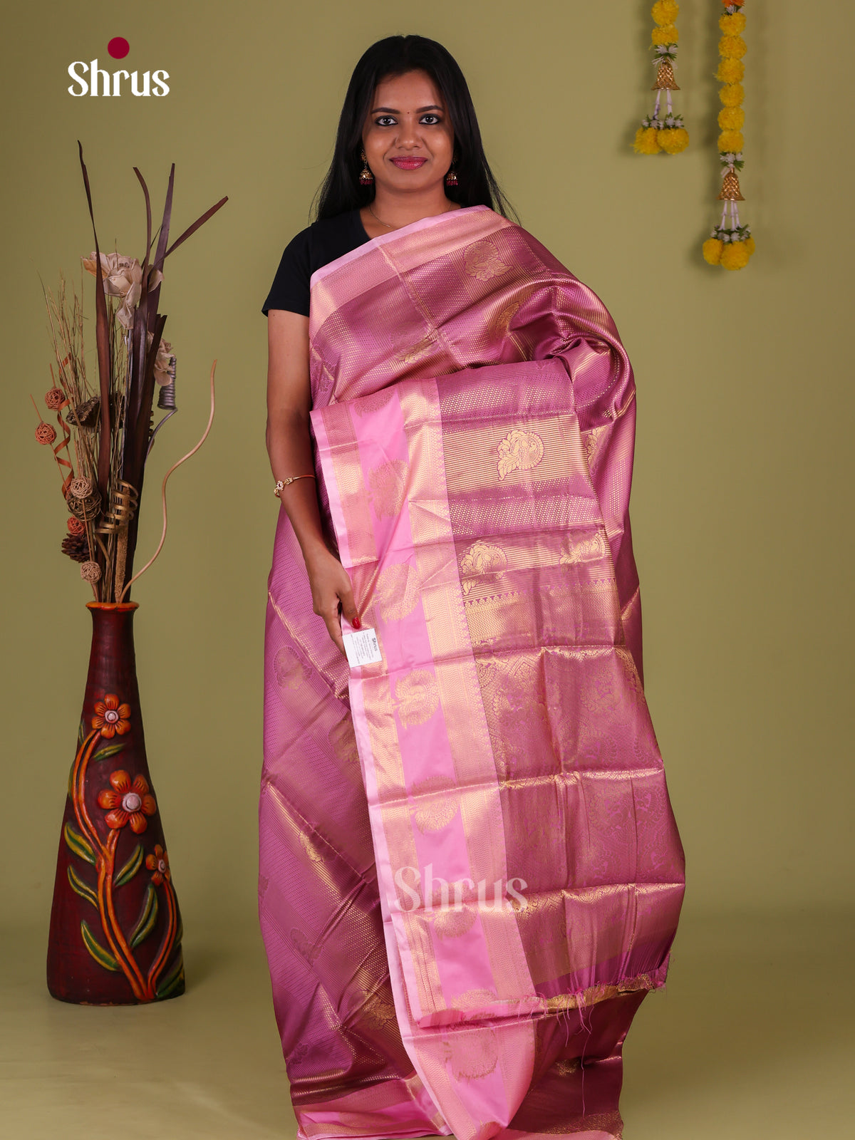 Semi Kanchipuram Saree - EJ09425