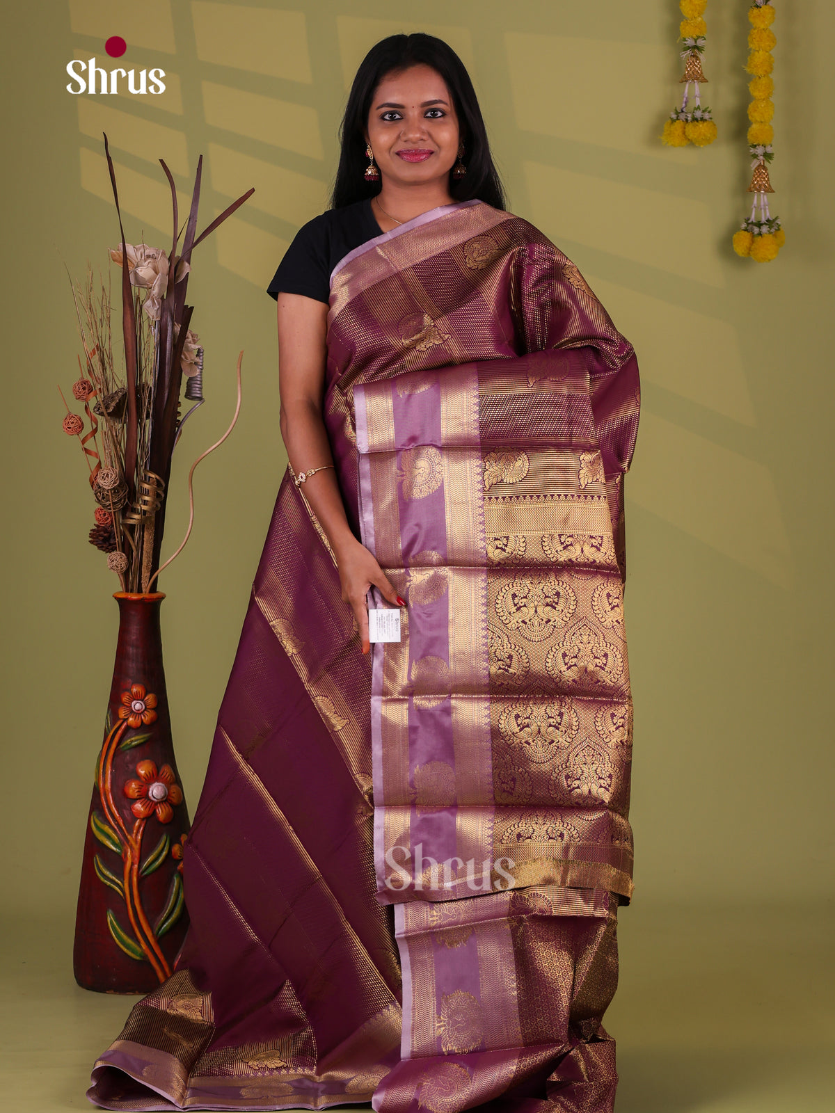 Semi Kanchipuram Saree - EJ09426