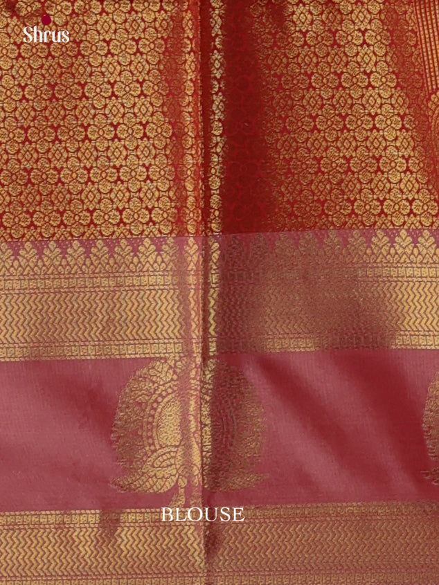 Semi Kanchipuram Saree - EJ09429