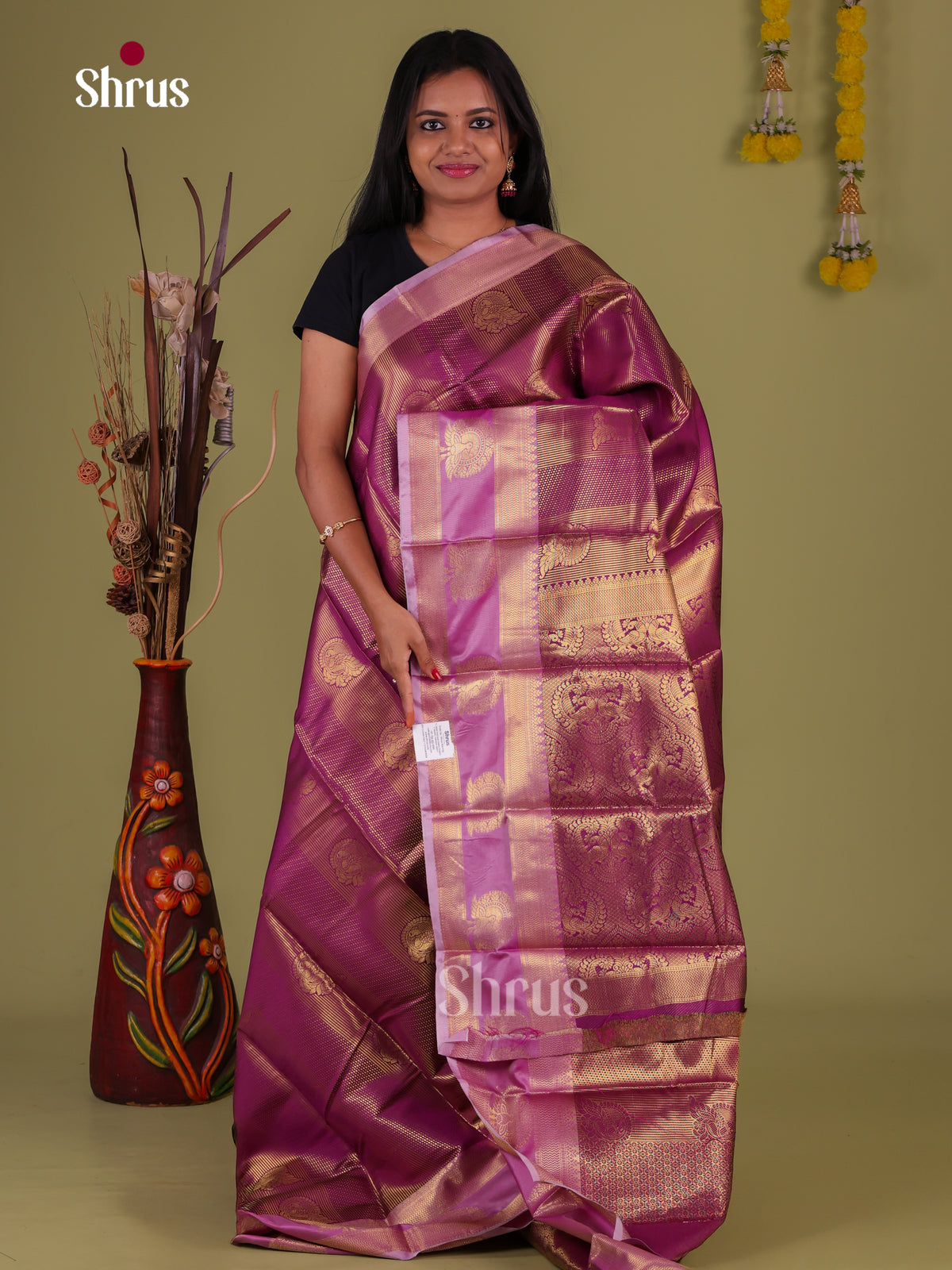 Semi Kanchipuram Saree - EJ09436