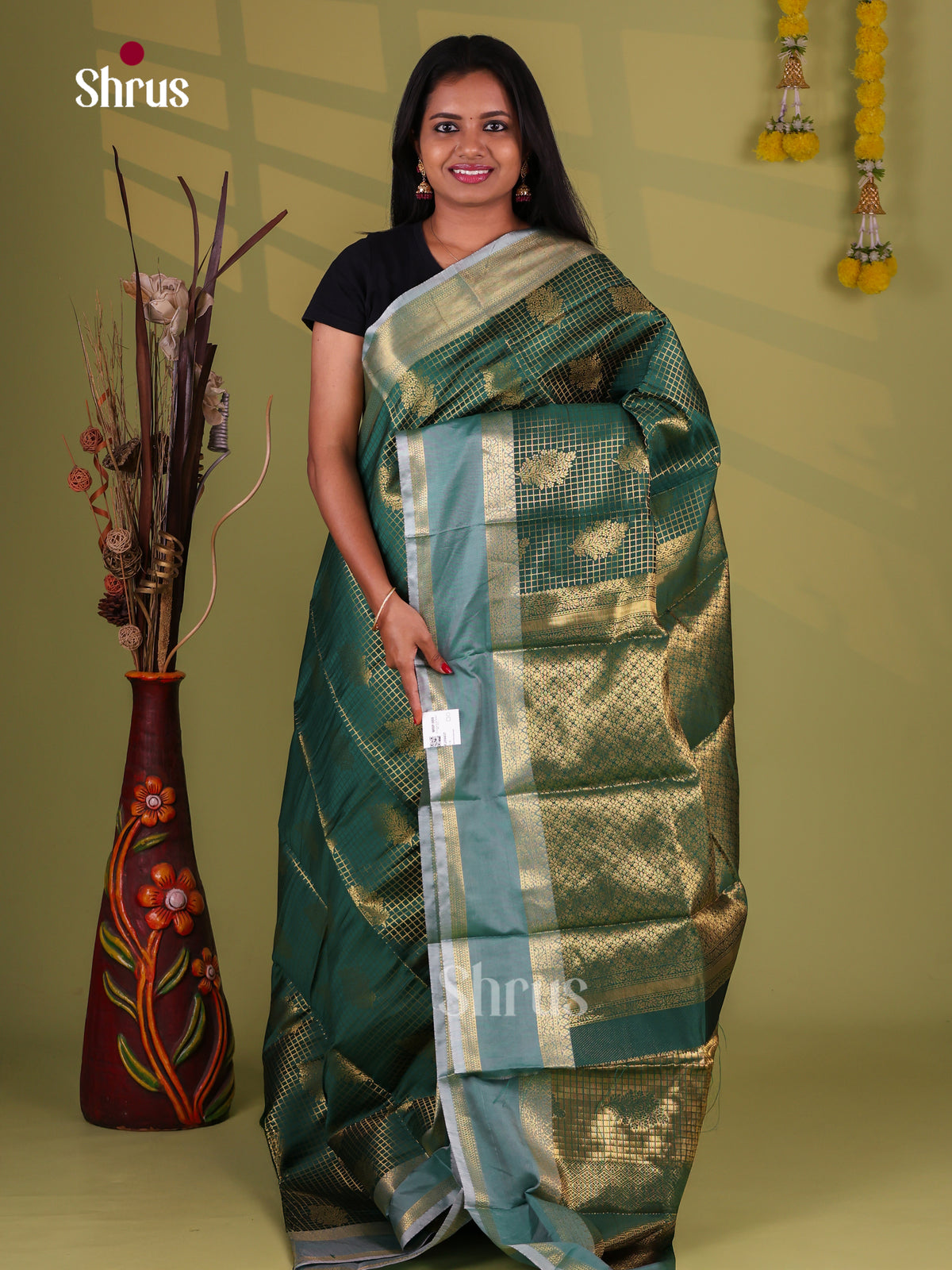 Semi Kanchipuram Saree - EJ09437