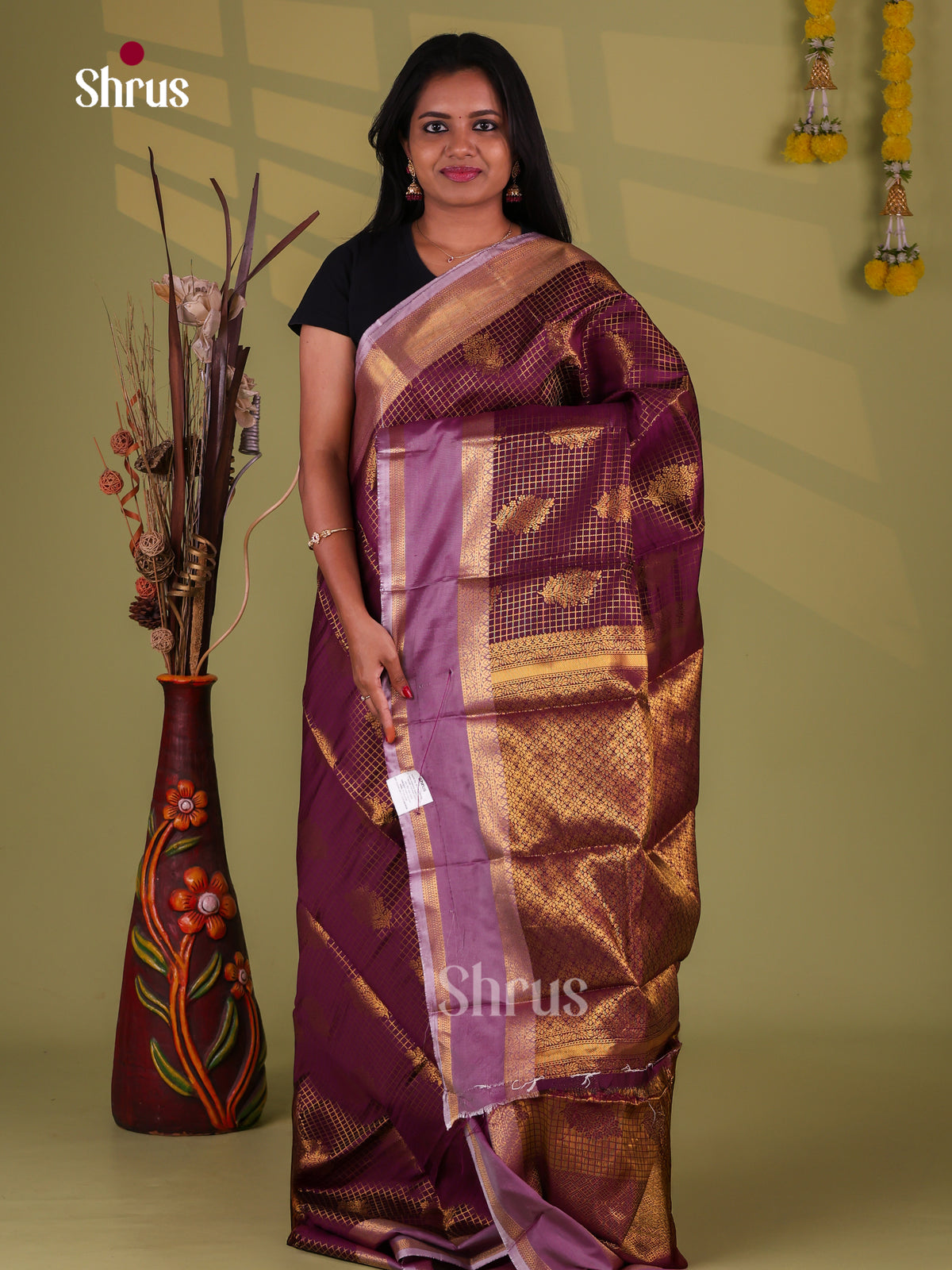 Semi Kanchipuram Saree - EJ09444
