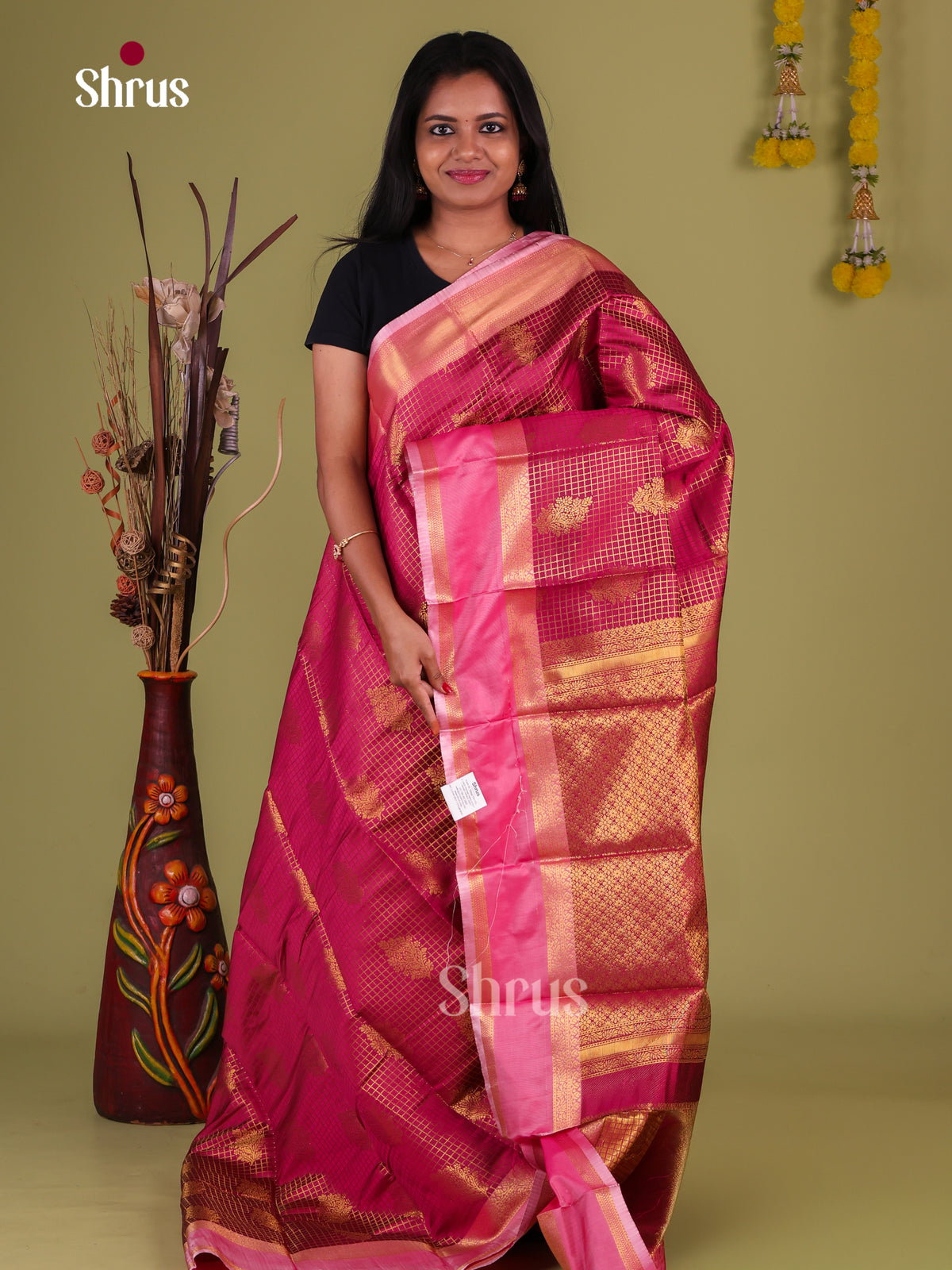 Semi Kanchipuram Saree - EJ09445