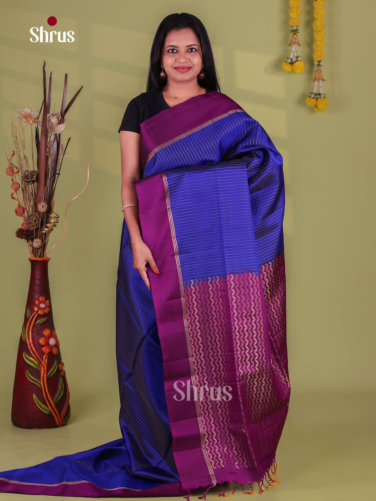 Softsilk-halfpure Saree - EJ10179