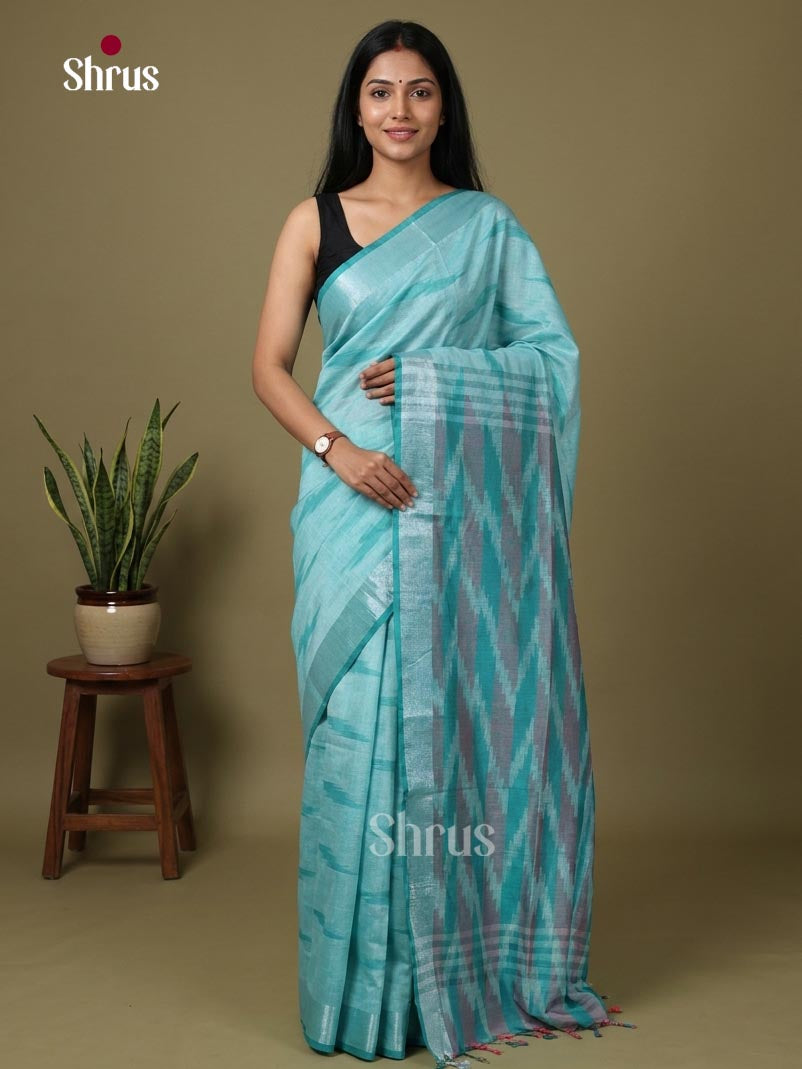 Semi Ikkat Saree - EJ10329
