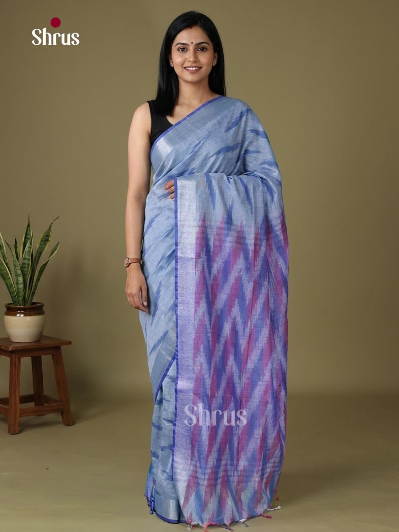Semi Ikkat Saree - EJ10331