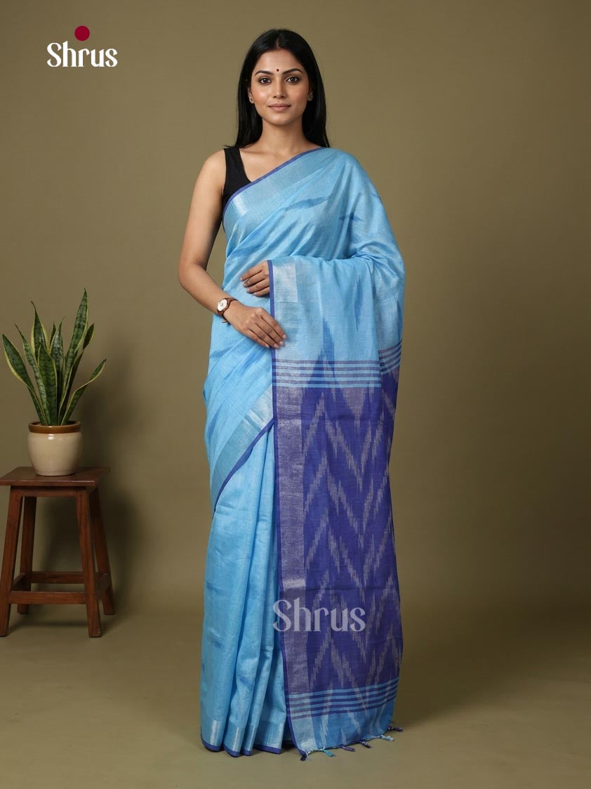 Semi Ikkat Saree - EJ10347