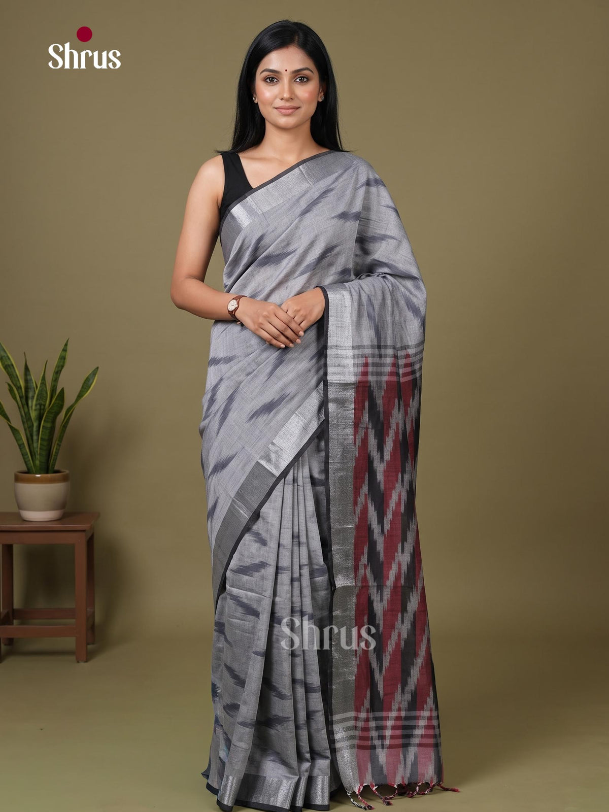 Semi Ikkat Saree - EJ10353