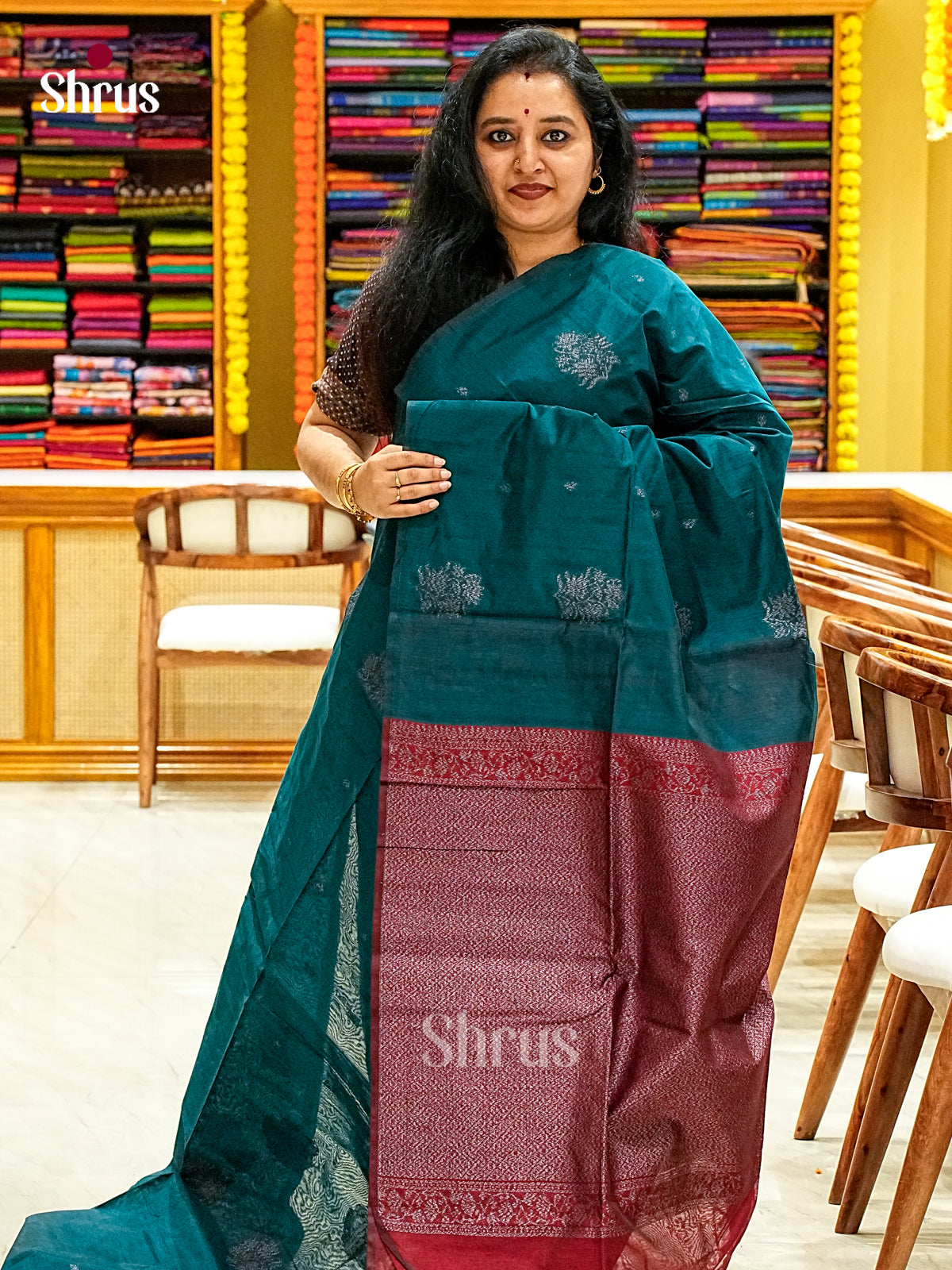 Semi Silkcotton Saree - EJ10360