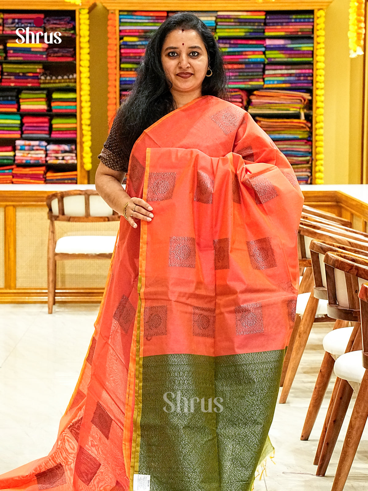 Semi Silkcotton Saree - EJ10375