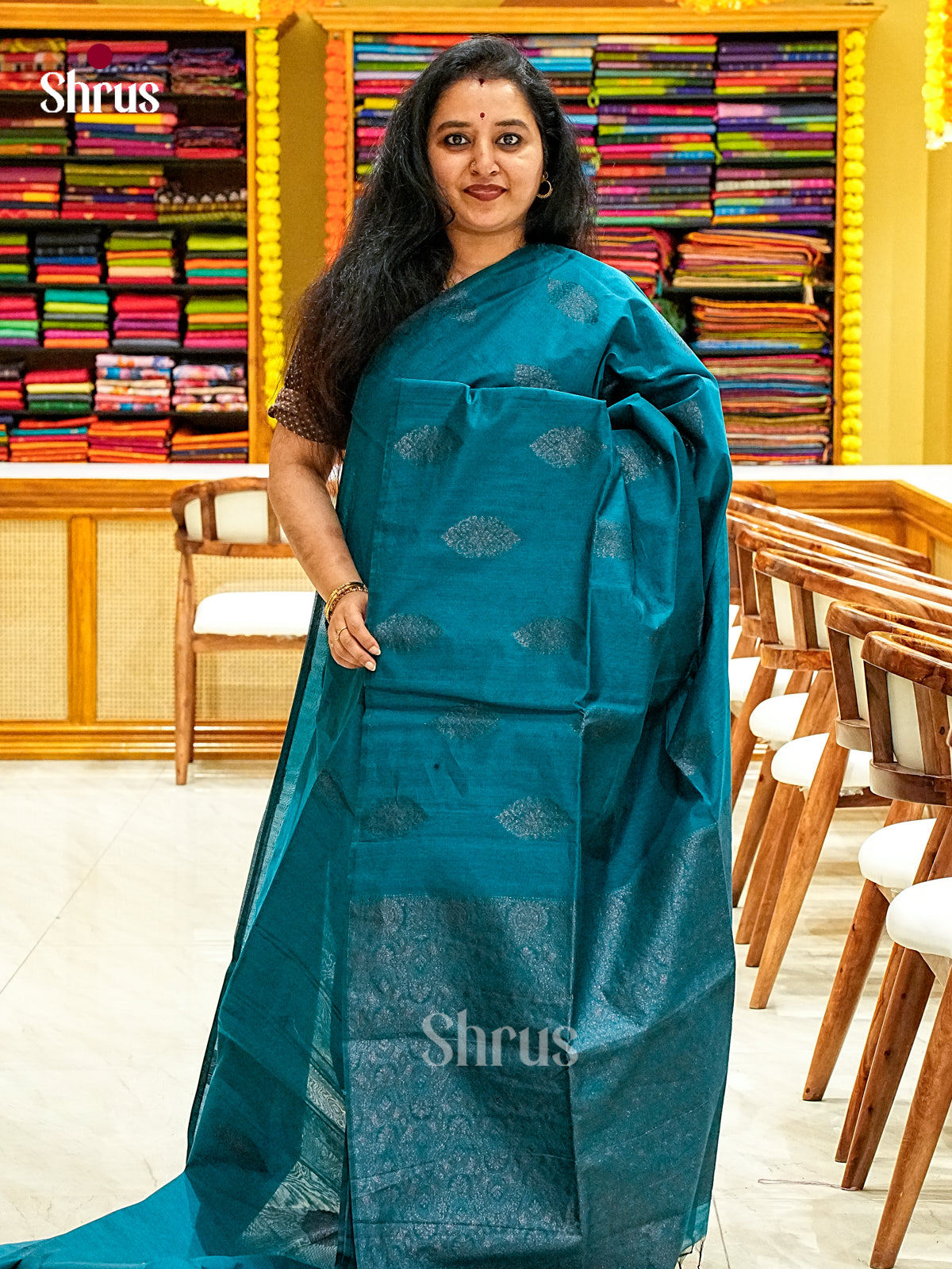 Semi Silkcotton Saree - EJ10392