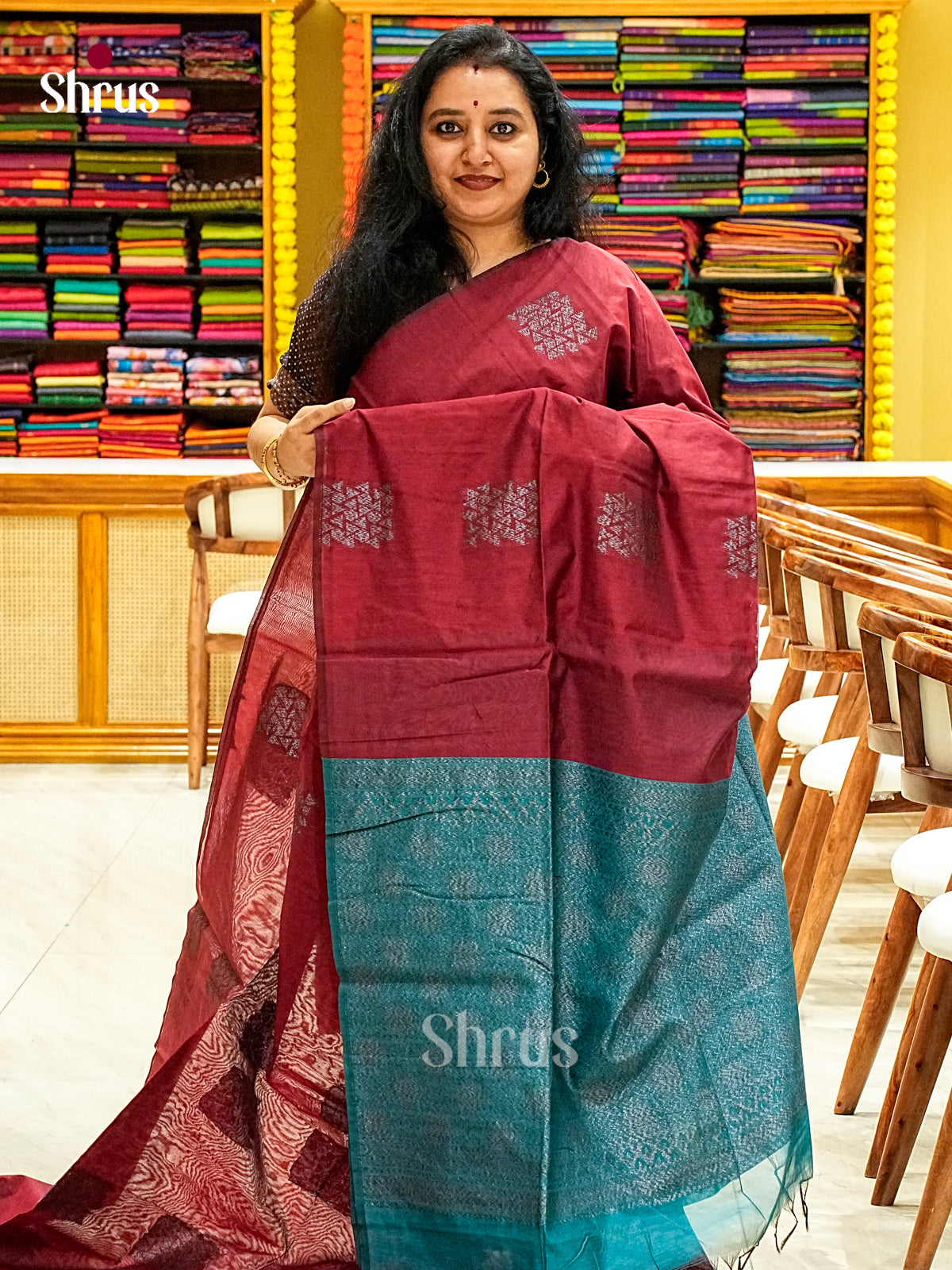 Semi Silkcotton Saree - EJ10403